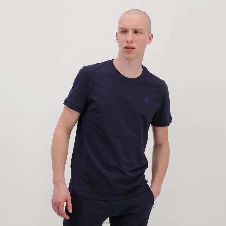 kleding LDBJ193 Heren Le Coq Sportif t-shirtje blauw