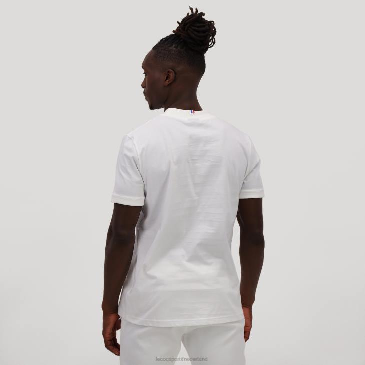 kleding LDBJ194 Heren Le Coq Sportif t-shirtje wit