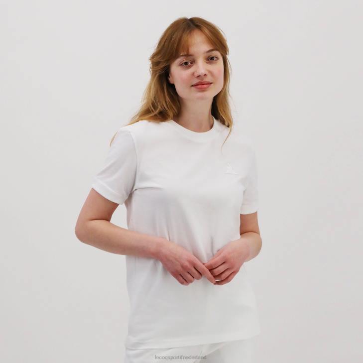 kleding LDBJ194 Heren Le Coq Sportif t-shirtje wit
