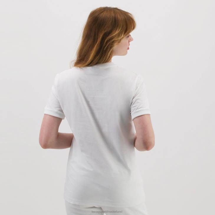 kleding LDBJ194 Heren Le Coq Sportif t-shirtje wit