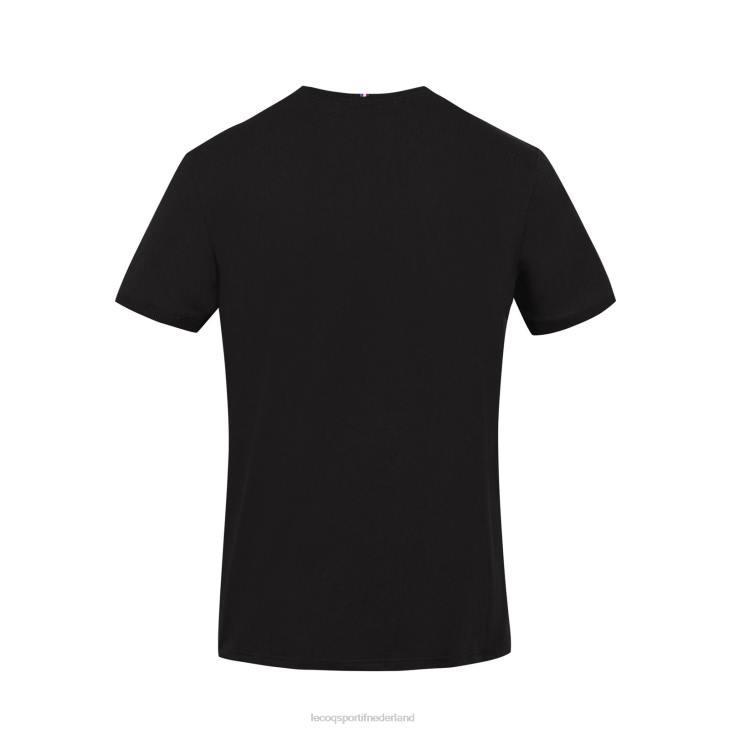kleding LDBJ195 Heren Le Coq Sportif t-shirt zwart