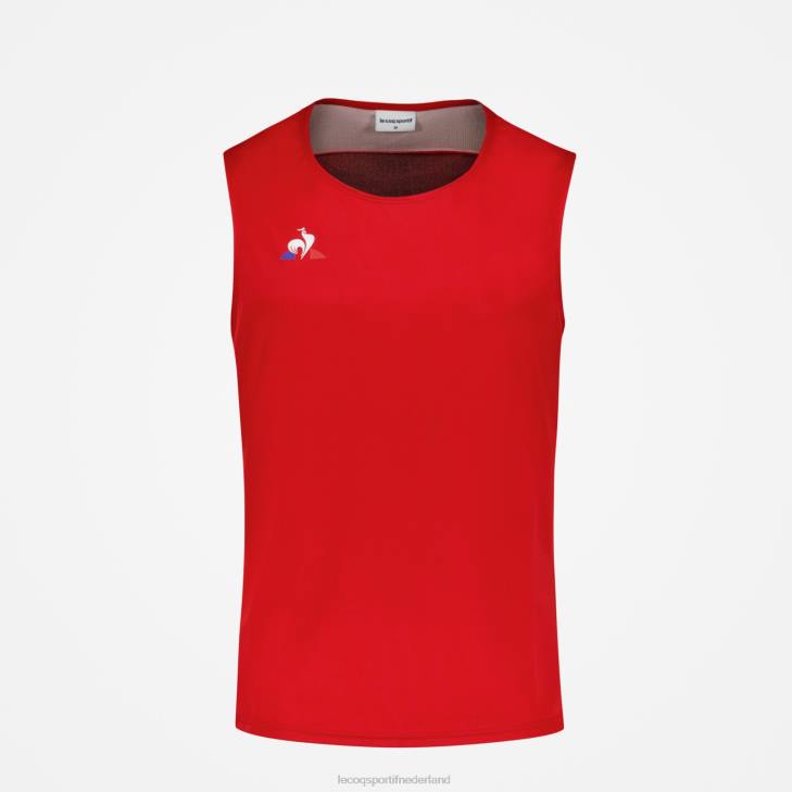 kleding LDBJ196 Heren Le Coq Sportif vesttopje rood
