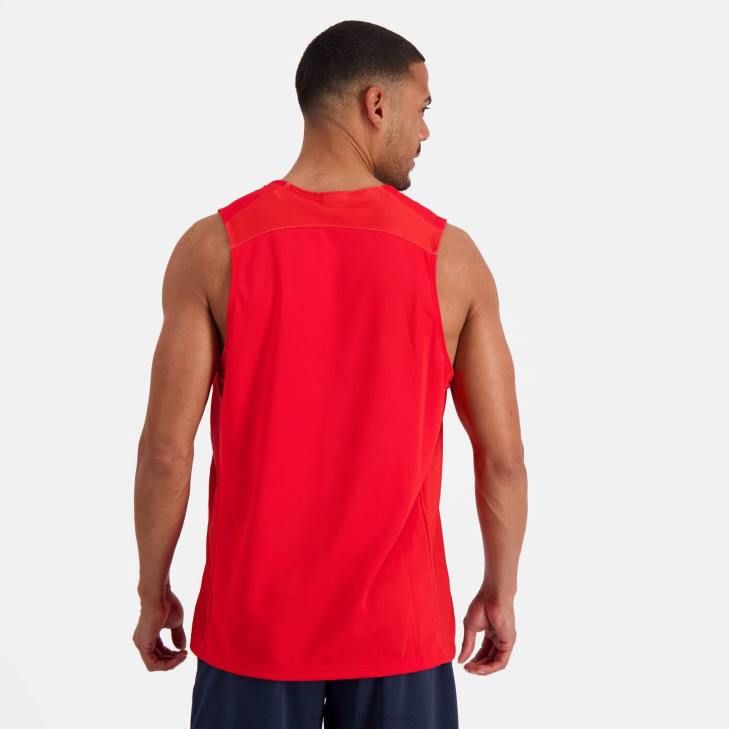kleding LDBJ196 Heren Le Coq Sportif vesttopje rood