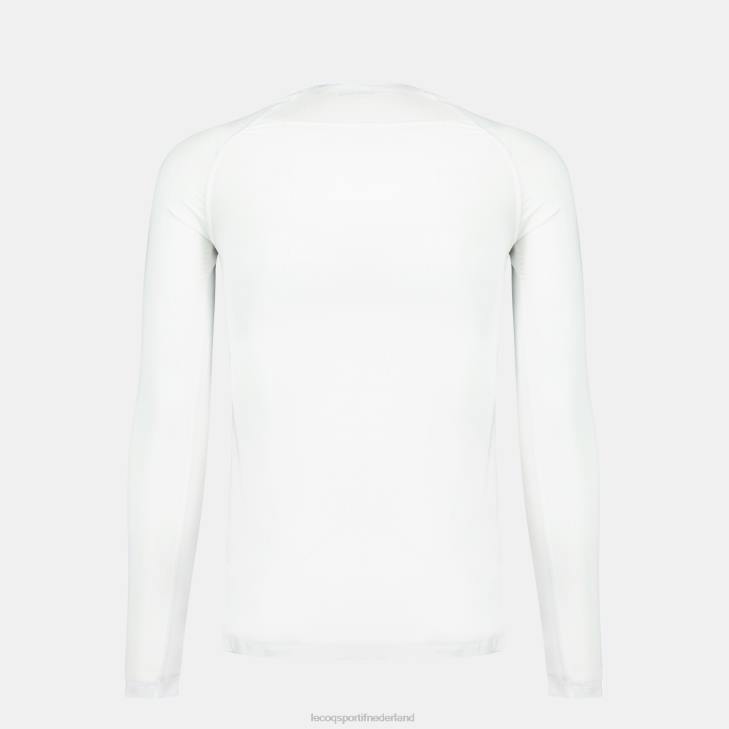 kleding LDBJ197 Heren Le Coq Sportif T-shirt met lange mouwen wit