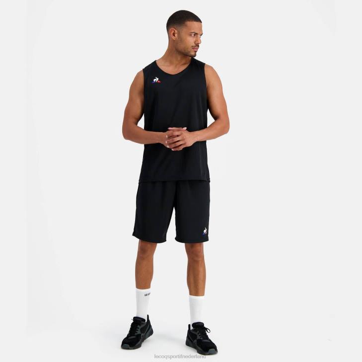 kleding LDBJ198 Heren Le Coq Sportif vesttopje zwart