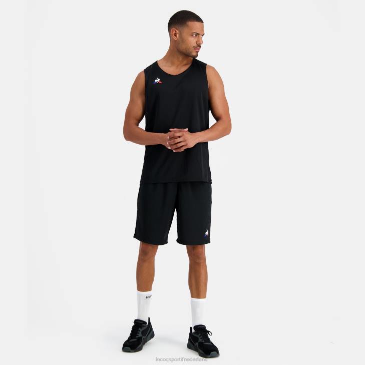 kleding LDBJ198 Heren Le Coq Sportif vesttopje zwart