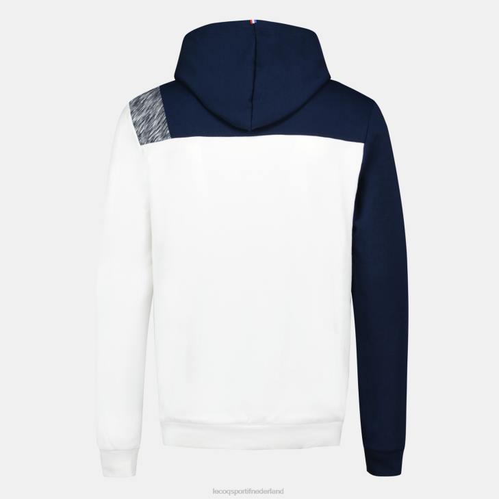 kleding LDBJ20 Heren Le Coq Sportif sweatshirt met capuchon wit
