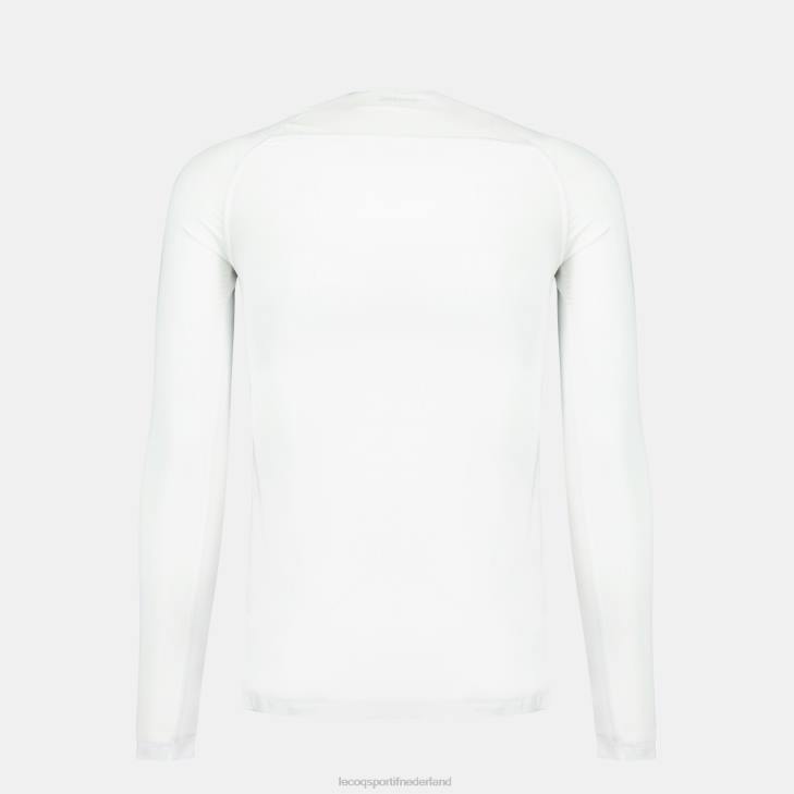 kleding LDBJ200 Heren Le Coq Sportif T-shirt met lange mouwen wit