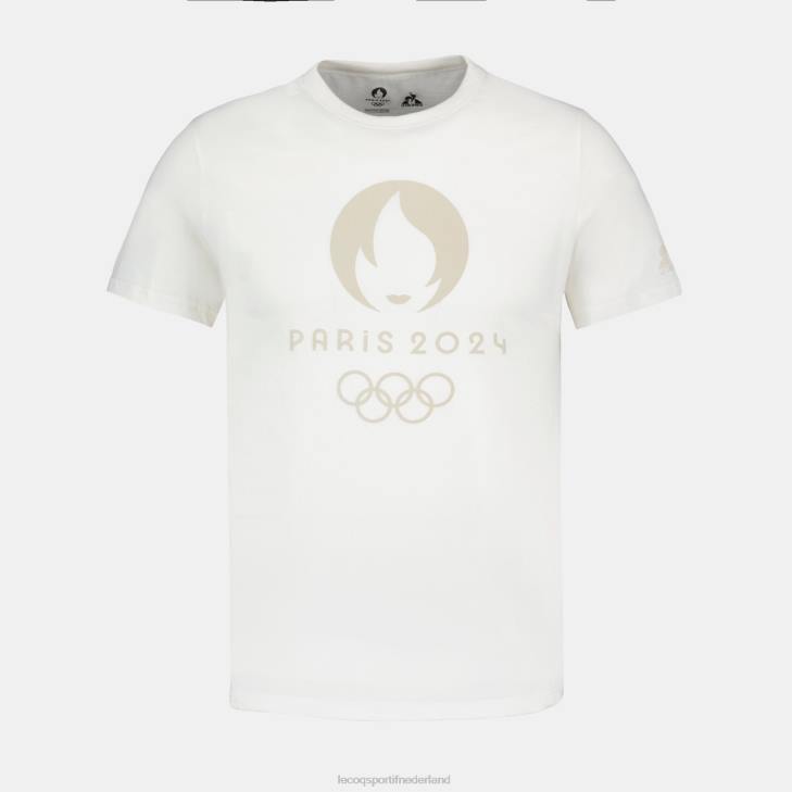 kleding LDBJ201 Heren Le Coq Sportif t-shirtje wit