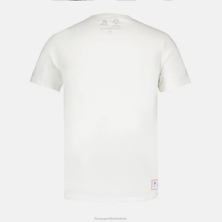 kleding LDBJ201 Heren Le Coq Sportif t-shirtje wit