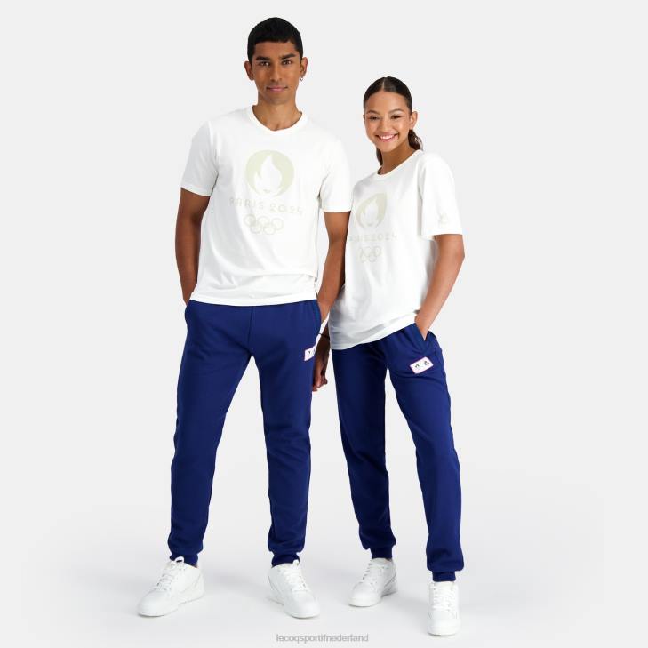 kleding LDBJ201 Heren Le Coq Sportif t-shirtje wit