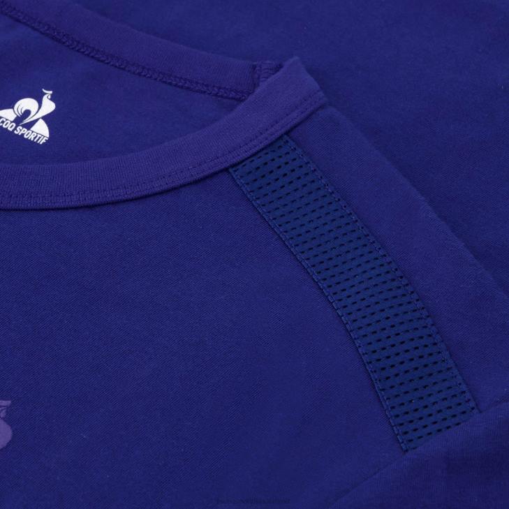 kleding LDBJ203 Heren Le Coq Sportif t-shirtje blauw