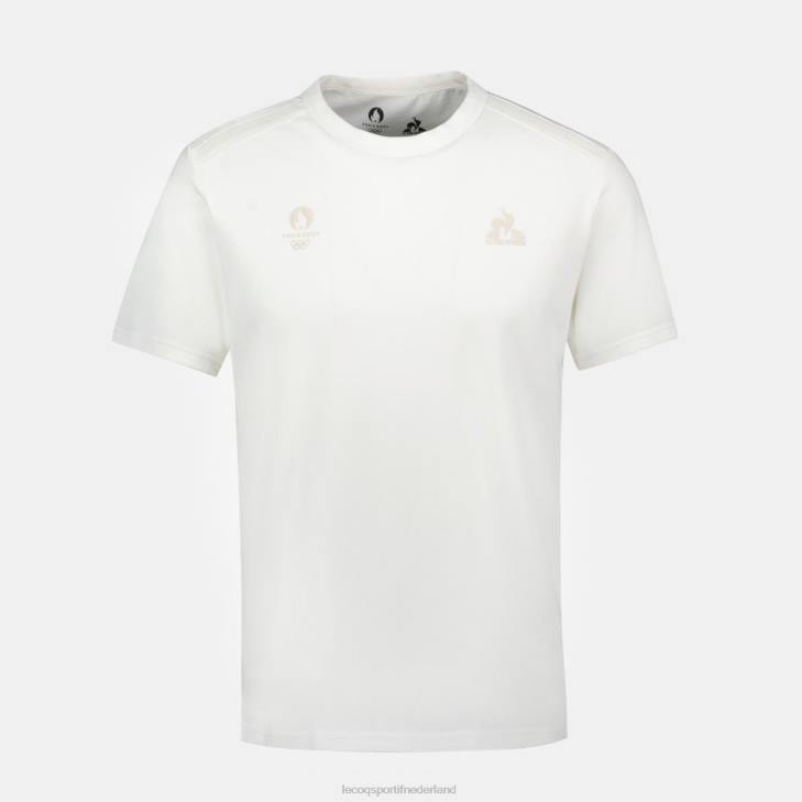 kleding LDBJ205 Heren Le Coq Sportif t-shirtje wit