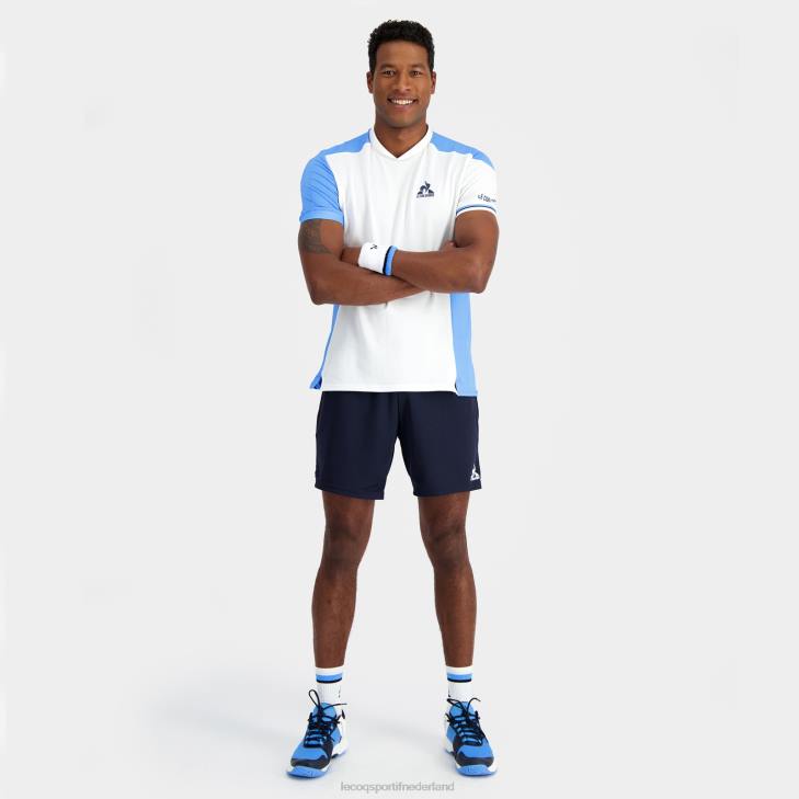 kleding LDBJ212 Heren Le Coq Sportif t-shirtje wit