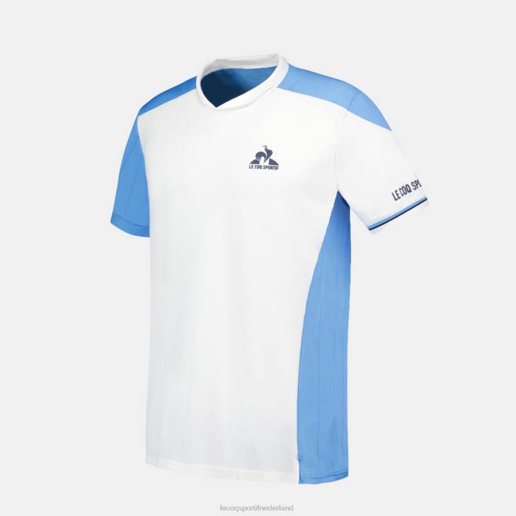 kleding LDBJ212 Heren Le Coq Sportif t-shirtje wit