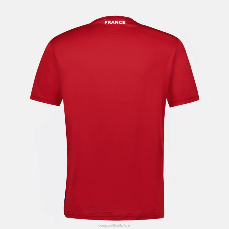 kleding LDBJ213 Heren Le Coq Sportif t-shirt rood