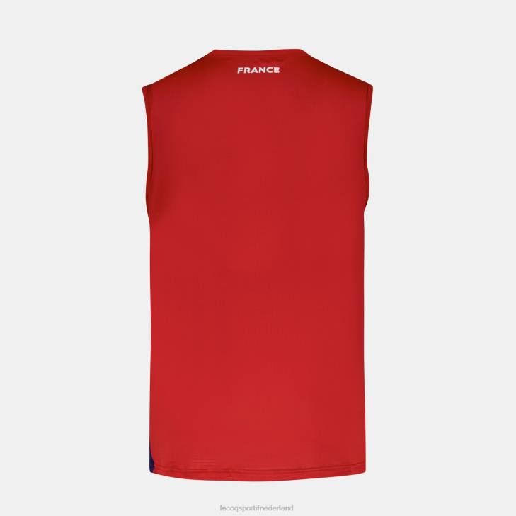 kleding LDBJ214 Heren Le Coq Sportif vesttopje rood