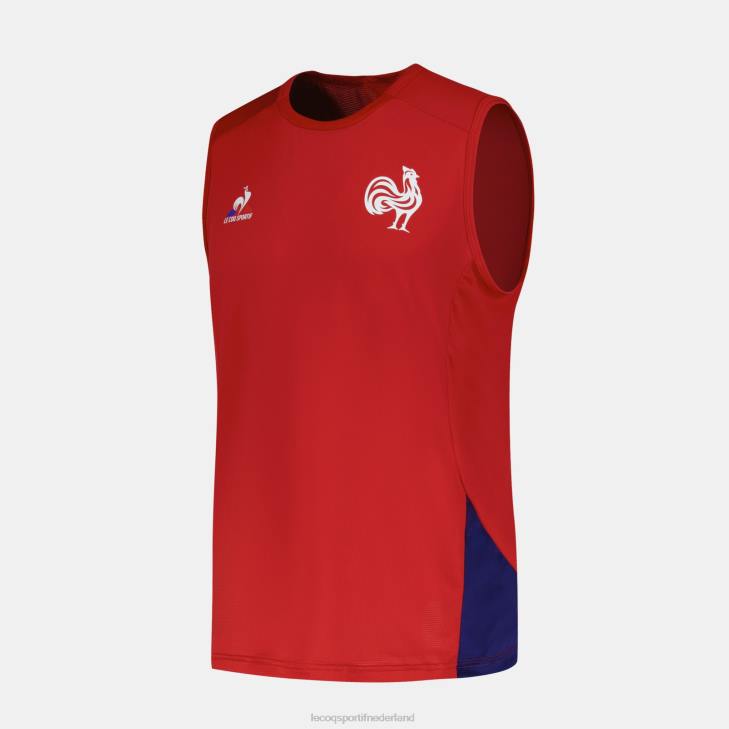 kleding LDBJ214 Heren Le Coq Sportif vesttopje rood