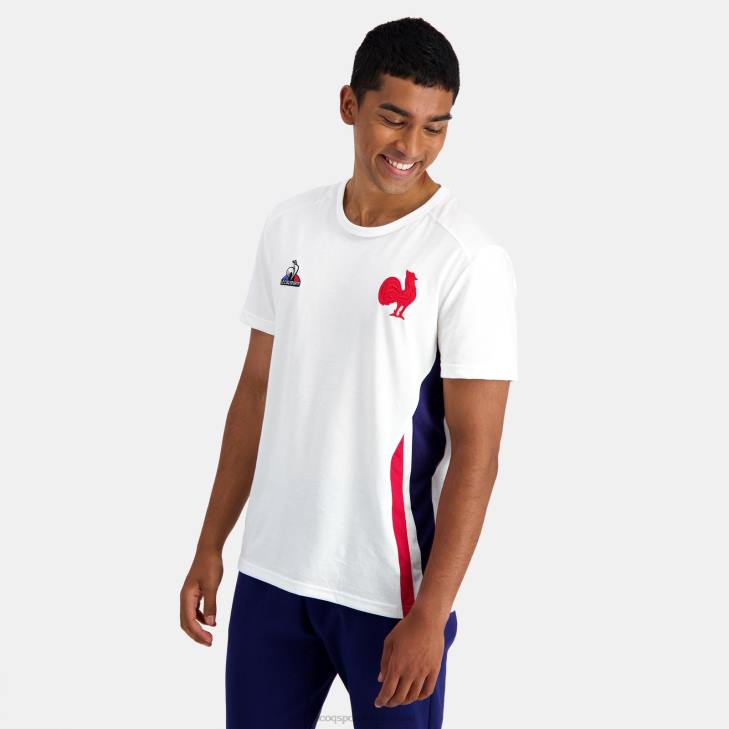 kleding LDBJ215 Heren Le Coq Sportif t-shirtje wit