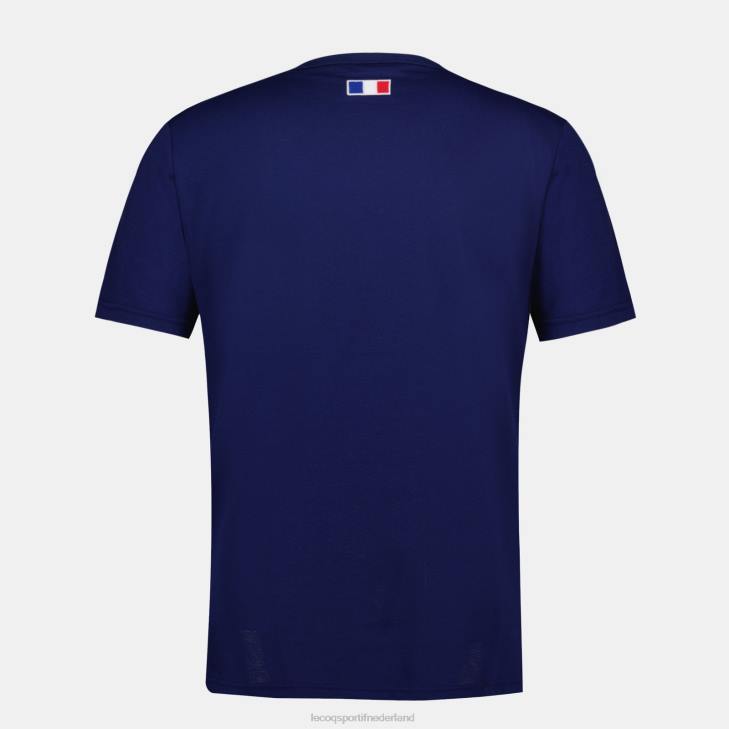 kleding LDBJ216 Heren Le Coq Sportif t-shirtje blauw