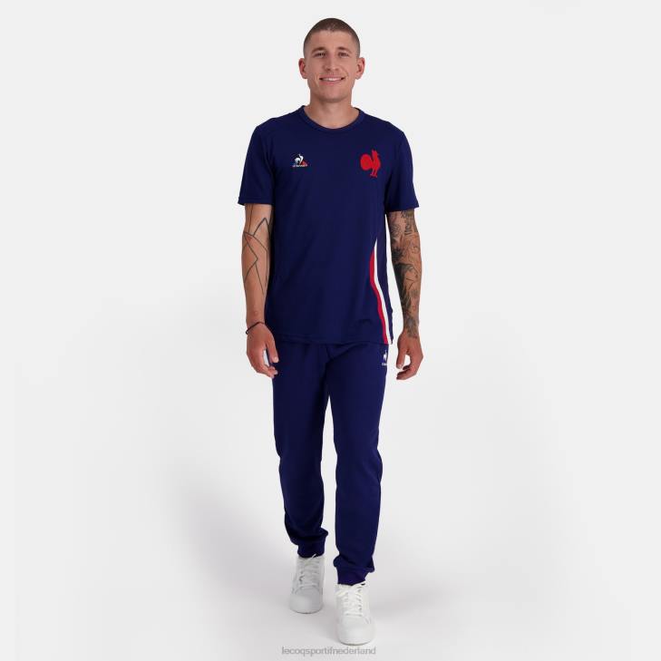 kleding LDBJ216 Heren Le Coq Sportif t-shirtje blauw
