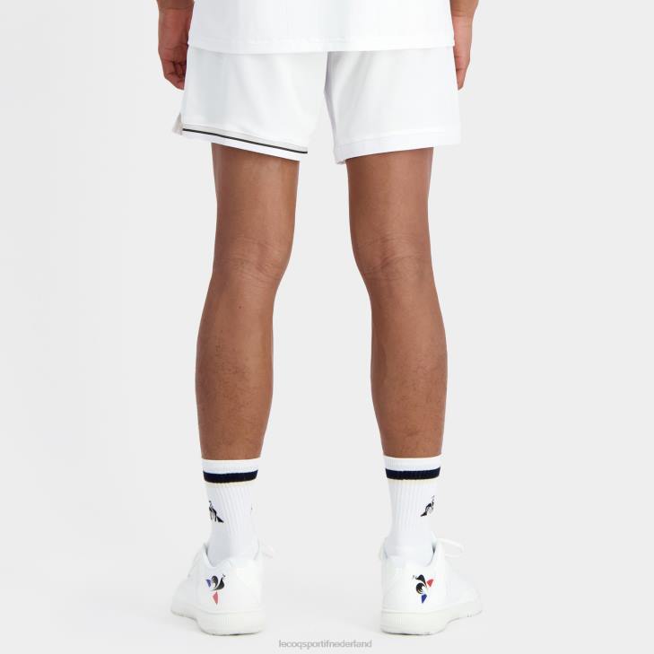 kleding LDBJ228 Heren Le Coq Sportif korte broek wit