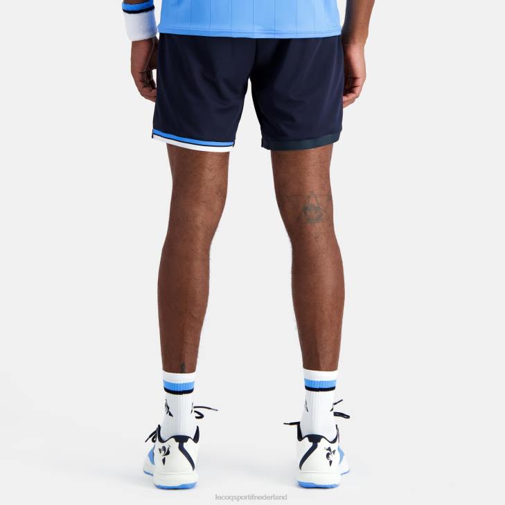 kleding LDBJ229 Heren Le Coq Sportif korte broek blauw