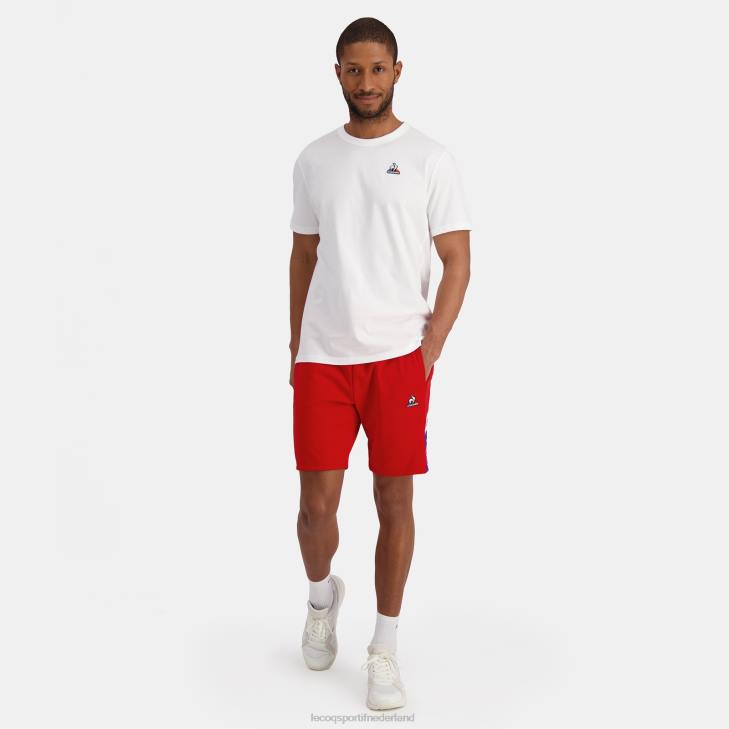 kleding LDBJ233 Heren Le Coq Sportif korte broek rood