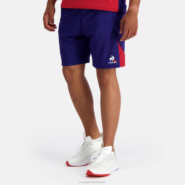 kleding LDBJ234 Heren Le Coq Sportif korte broek blauw