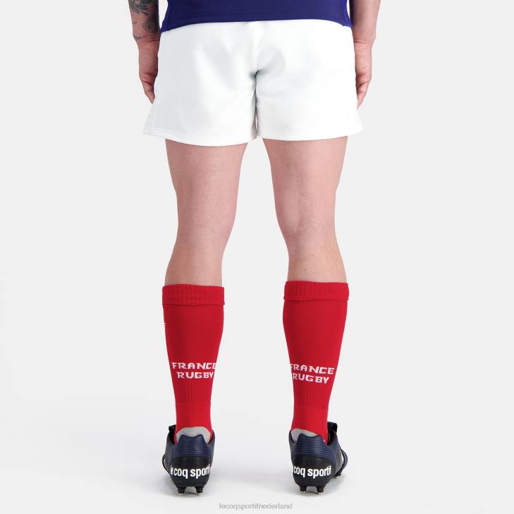 kleding LDBJ235 Heren Le Coq Sportif replica kort - xv de france wit