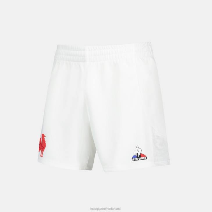 kleding LDBJ235 Heren Le Coq Sportif replica kort - xv de france wit