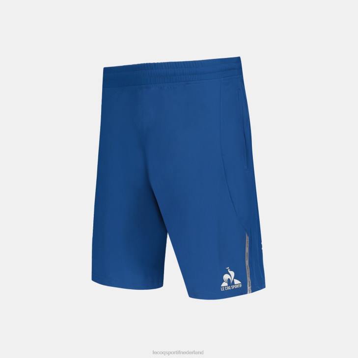 kleding LDBJ236 Heren Le Coq Sportif korte broek blauw