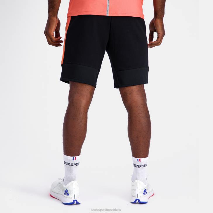 kleding LDBJ238 Heren Le Coq Sportif korte broek zwart