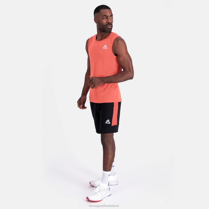 kleding LDBJ238 Heren Le Coq Sportif korte broek zwart