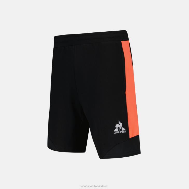 kleding LDBJ238 Heren Le Coq Sportif korte broek zwart
