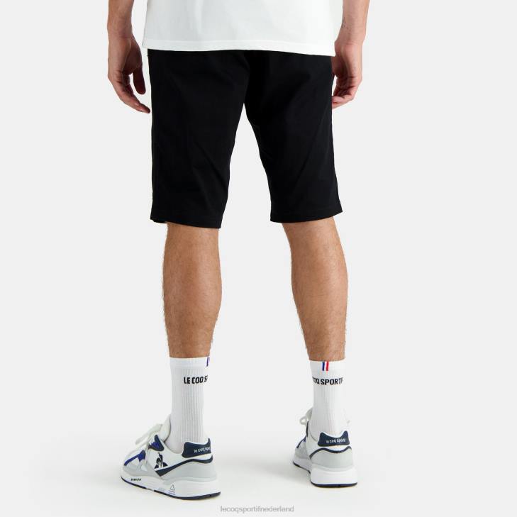 kleding LDBJ243 Heren Le Coq Sportif korte broek zwart
