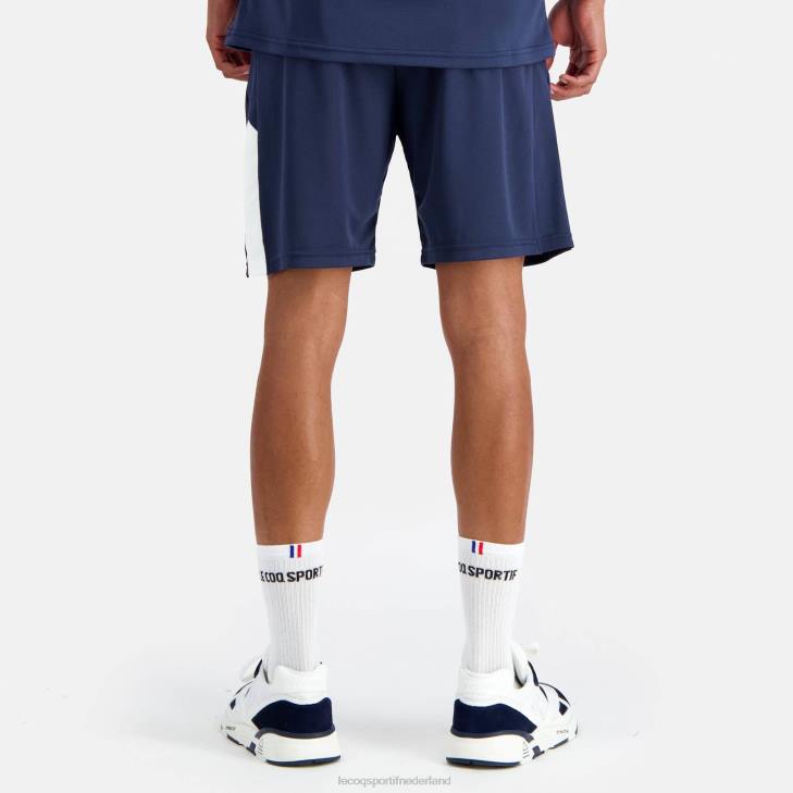kleding LDBJ244 Heren Le Coq Sportif korte broek blauw