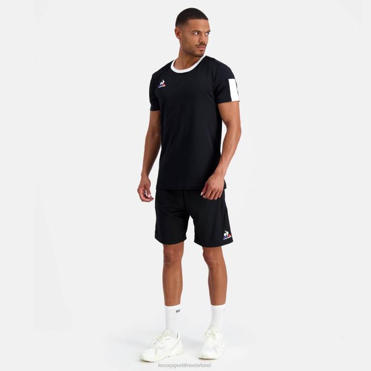 kleding LDBJ245 Heren Le Coq Sportif korte broek zwart