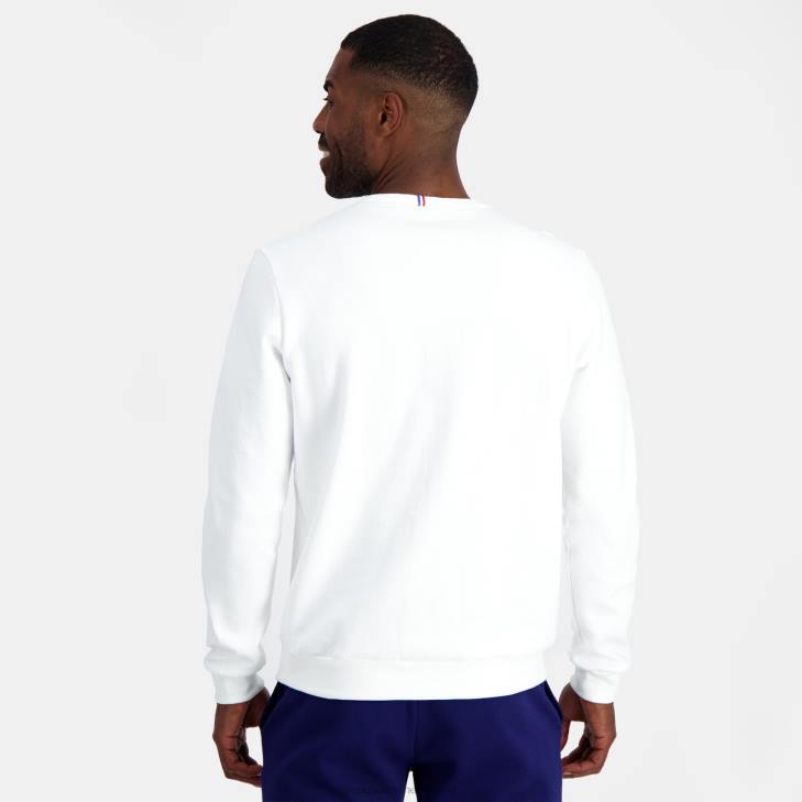kleding LDBJ26 Heren Le Coq Sportif sweatshirt - xv de france wit