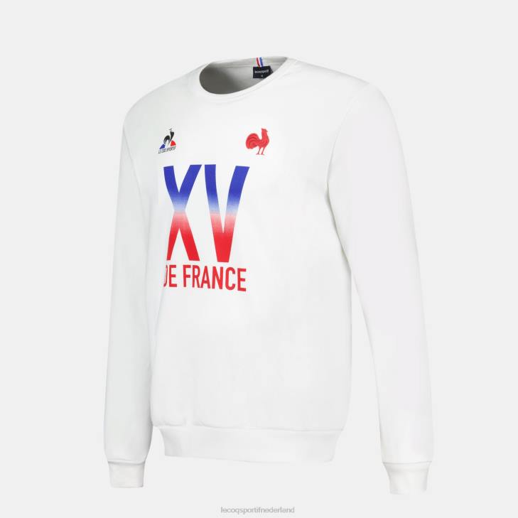 kleding LDBJ26 Heren Le Coq Sportif sweatshirt - xv de france wit