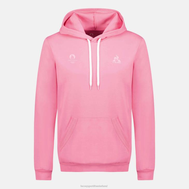 kleding LDBJ30 Heren Le Coq Sportif sweatshirt met capuchon roze