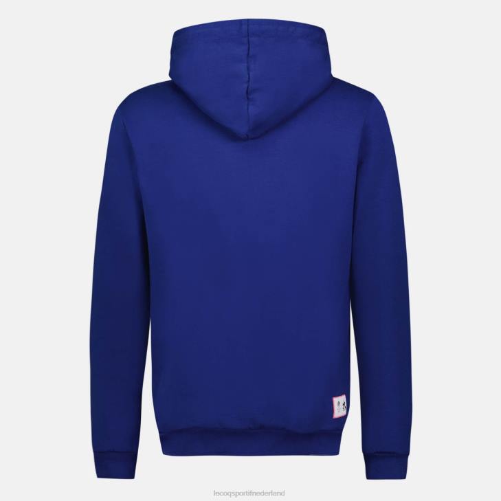 kleding LDBJ31 Heren Le Coq Sportif sweatshirt met capuchon blauw