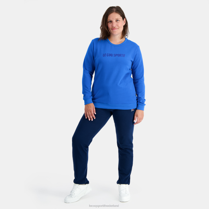 kleding LDBJ311 vrouwen Le Coq Sportif sweatshirt blauw