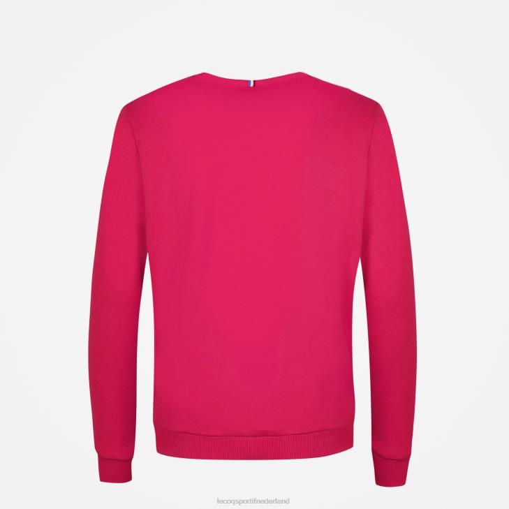 kleding LDBJ313 vrouwen Le Coq Sportif sweatshirt rood