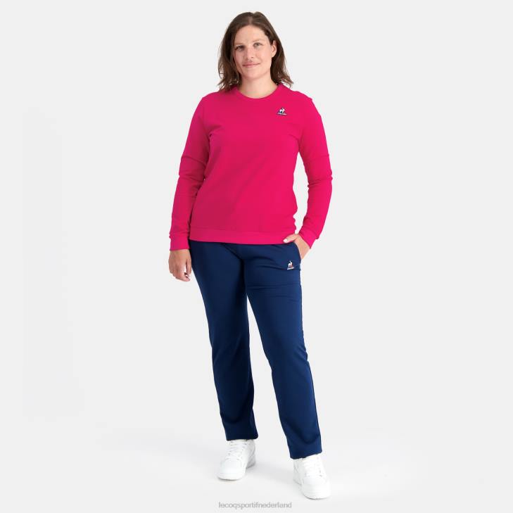 kleding LDBJ313 vrouwen Le Coq Sportif sweatshirt rood