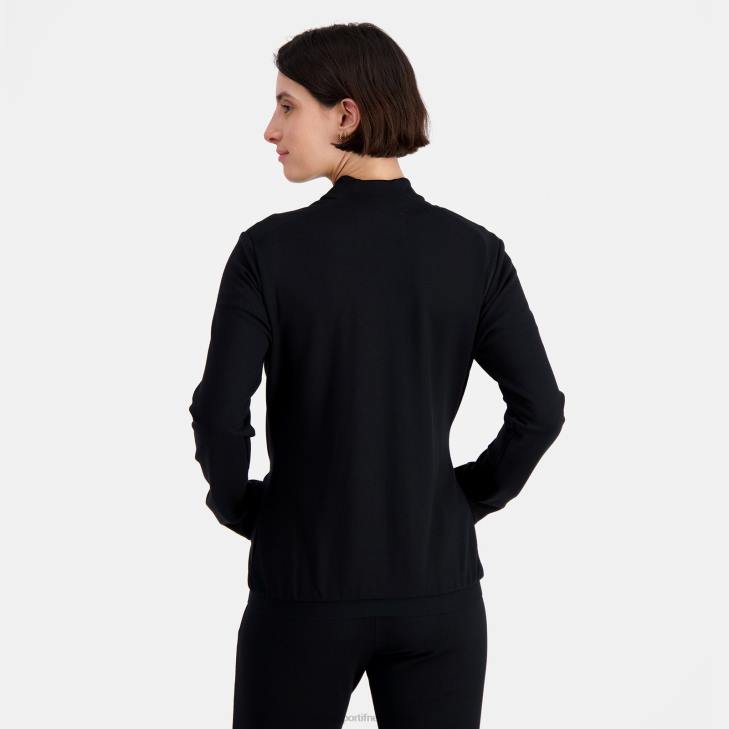 kleding LDBJ314 vrouwen Le Coq Sportif sweatshirt zwart