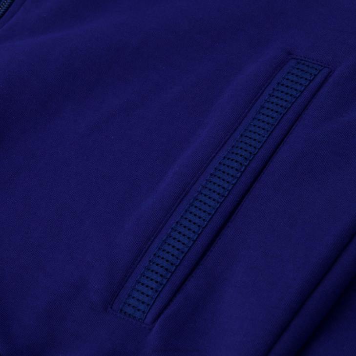 kleding LDBJ32 Heren Le Coq Sportif sweatshirt met rits blauw