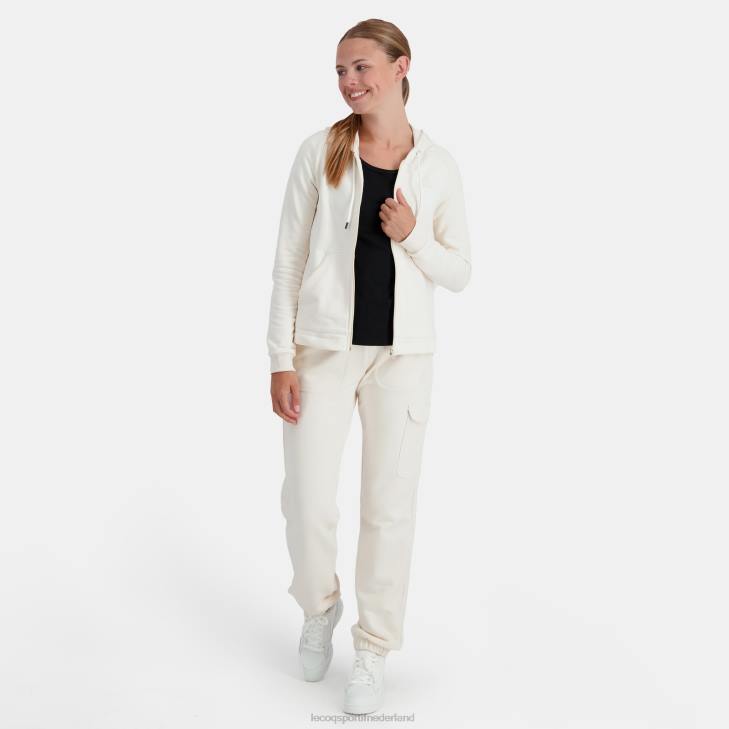 kleding LDBJ322 vrouwen Le Coq Sportif broek wit