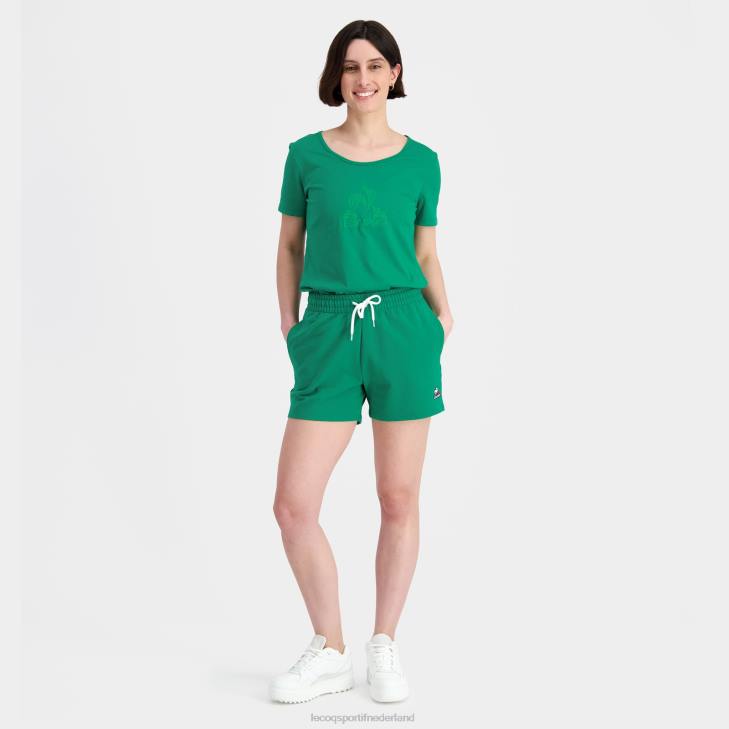 kleding LDBJ323 vrouwen Le Coq Sportif korte broek groen
