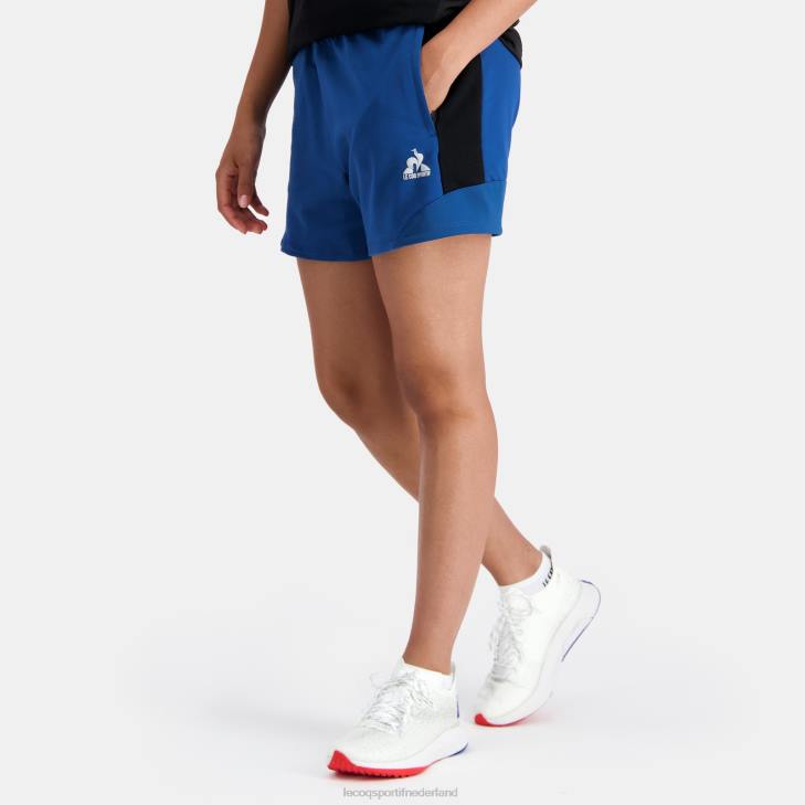 kleding LDBJ331 vrouwen Le Coq Sportif korte broek blauw